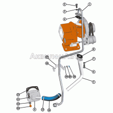 Маслопроводы турбокомпрессора Маслопроводы турбокомпрессора