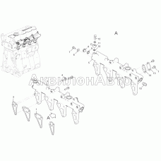 Труба распределительная (для двигателя ЯМЗ-5347-10)