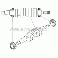 337.1111050-01 Вал кулачковый в сборе 337.1111050-01 Вал кулачковый в сборе