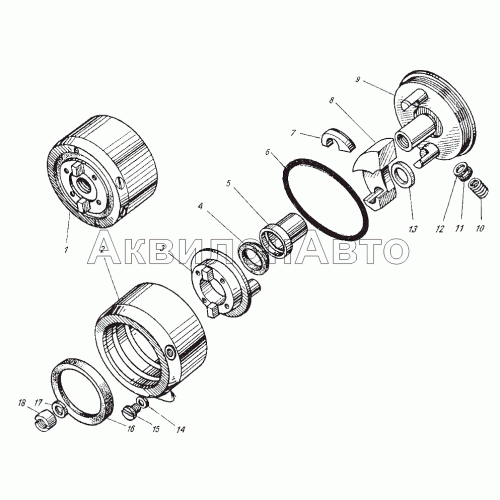 Муфта опережения впрыскивания топлива