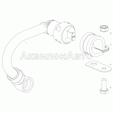 5340.1104391 Трубка слива топлива с двигателя