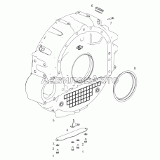 658.1002311-40 Картер маховика в сборе