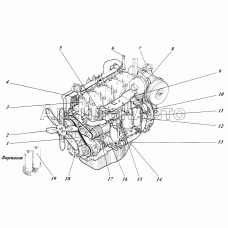 Дизель 442-54РИ-00с1