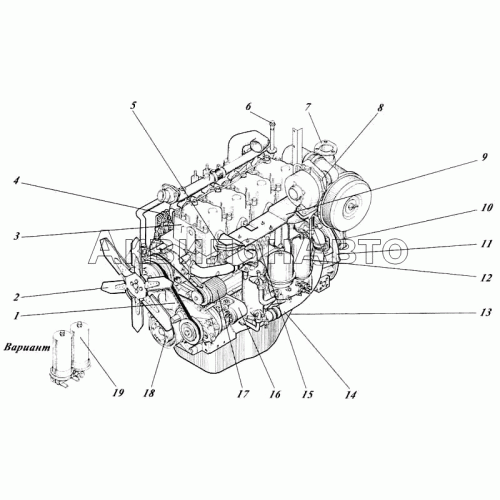 Дизель 442-54РИ-00с1 Дизель 442-54РИ-00с1