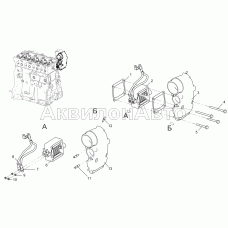 Тракт впускной (для двигателей ЯМЗ-5342, ЯМЗ-5344) 5342-30-111500-010
