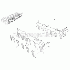 Труба распределительная (для двигателей ЯМЗ-53602-10, ЯМЗ-53622-10, ЯМЗ-53642-10) 53602-30-130300-010