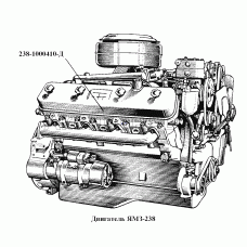 Двигатель ЯМЗ-238