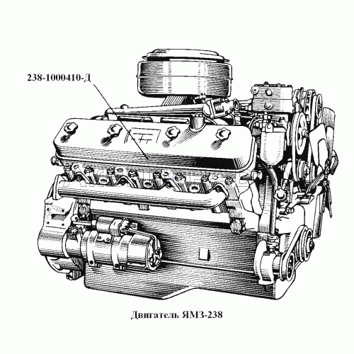 Двигатель ЯМЗ-238