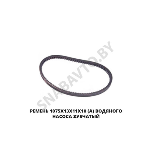 1075х13х11х10 Ремень  (А) водяного насоса  зубчатый