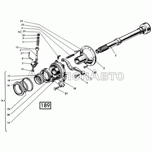 Муфта выключения СМД-60, -62, -64, -66, -72 Муфта выключения СМД-60, -62, -64, -66, -72