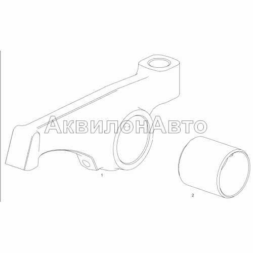 236-1007144-B2 Коромысло клапана с втулкой в сборе 236-1007144-B2 Коромысло клапана с втулкой в сборе