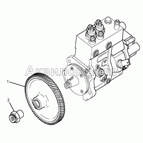 Привод насоса топливного
