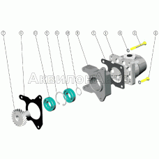 Установка насоса шестеренного Установка насоса шестеренного