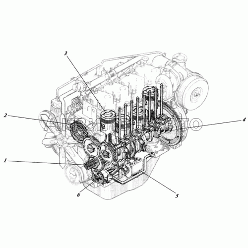 Дизель 442-24И-00с1