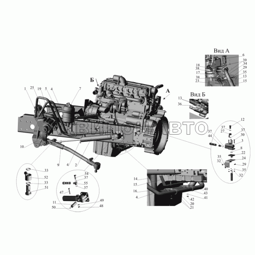 Установка рулевого управления 437030-3400001