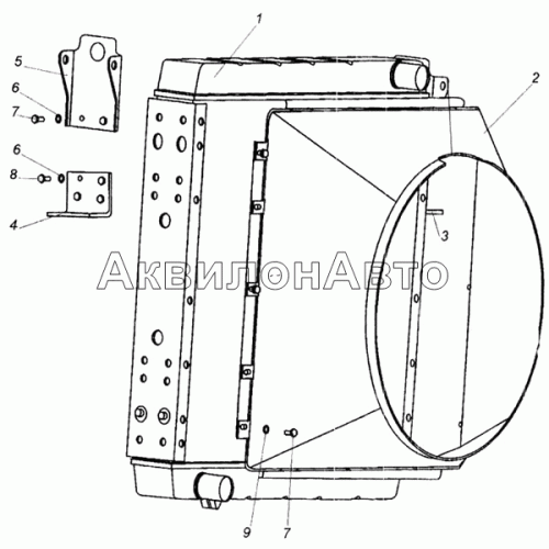 Радиатор с кожухом