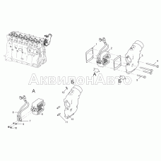 Тракт впускной (для двигателей ЯМЗ-536, ЯМЗ-5361, ЯМЗ-5363) 5340-30-111500-010
