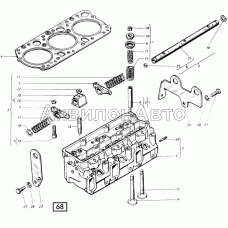 Головка цилиндров СМД-31, -31А, -31.01, 31Б.04