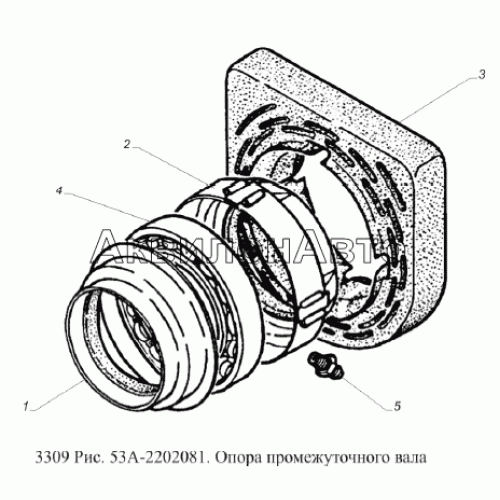 Опора промежуточного вала