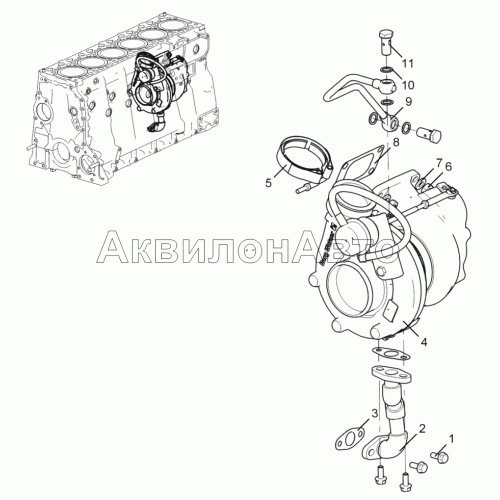 ТКР (для двигателей ЯМЗ-53602, ЯМЗ-53622, ЯМЗ-53642) 53602-30-111800-010