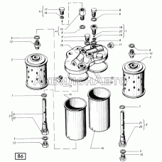 Топливный фильтр тонкой очистки СМД-17,-17Н.01,-17Н.02,-17Н.03,-17Н.04,-18,-18Н.01,-18Н.02,-18Н.03,-18Н.04