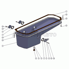 Установка картера масляного