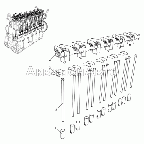 Привод клапанов 536-30-100700-010