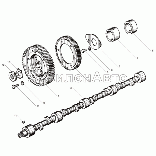 Вал распределительный