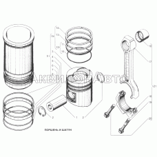 Поршень и шатун