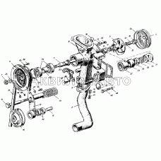 Водяной насос и натяжитель