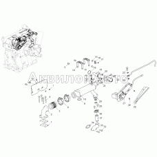 Система рециркуляции ОГ (для двигателя ЯМЗ-53472-10)