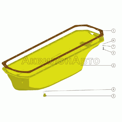 Установка картера масляного Установка картера масляного
