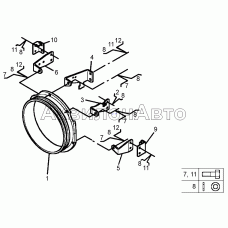 Кожух вентилятора 680 мм