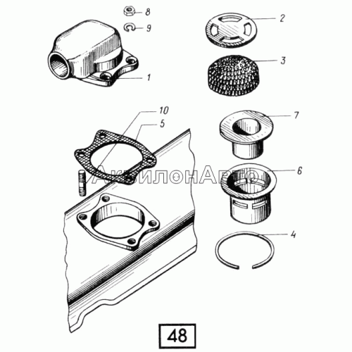 Сапун СМД-14НГ,-14БН,-15Н,-19,-20 Сапун СМД-14НГ,-14БН,-15Н,-19,-20