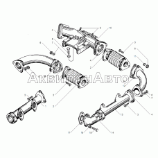 КОЛЛЕКТОРЫ ВЫПУСКНЫЕ двигателей ЯМЗ-6562.10, ЯМЗ-6563.10