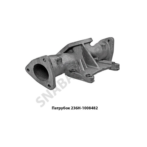 236Н-1008482 Патрубок кронштейн турбокомпрессора ТКР ЯМЗ 236НЕ,БЕ