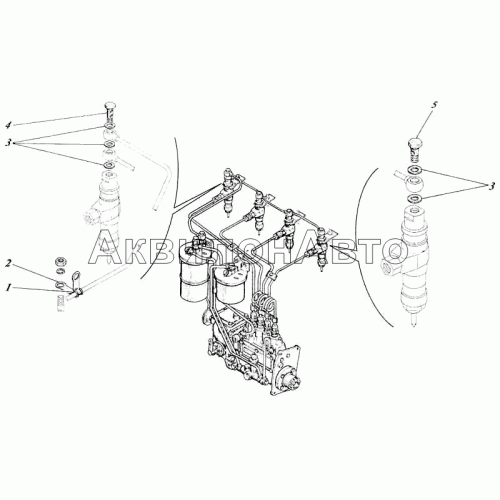 Система топливная 440И-15с1-1-01