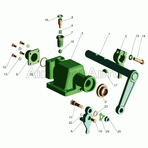 Механизм переключения передач 4370-1702200