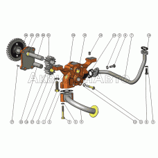 Установка масляного насоса. Установка приемника масляного насоса