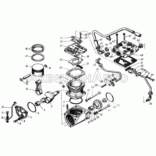 Компрессор 306-Ш в сборе