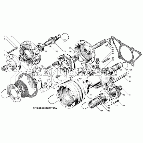 Привод вентилятора Привод вентилятора