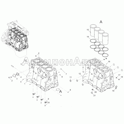 Блок цилиндров Блок цилиндров