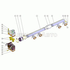 Труба водосборная. Корпус термостатов