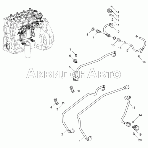 Трубопроводы топливные 5340-30-110400-010