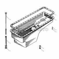 Картер масляный 238Н-1009010-А2 двигателя ЯМЗ-6583.10