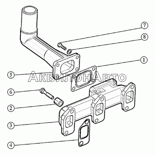 Установка выпускного тракта. Установка выпускного тракта.