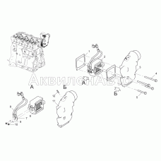 Тракт впускной (для двигателя ЯМЗ-53442) 53441-30-111500-010