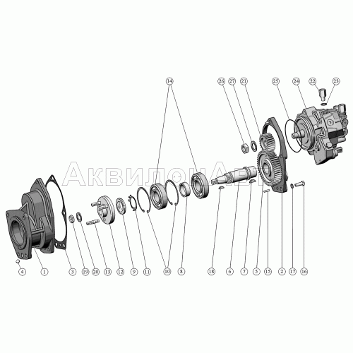 Топливный насос. Редуктор. Топливный насос. Редуктор.