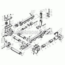 Трубы и термостаты системы охлаждения