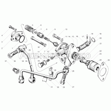 Включатель муфты привода вентилятора (только для запасных частей)
